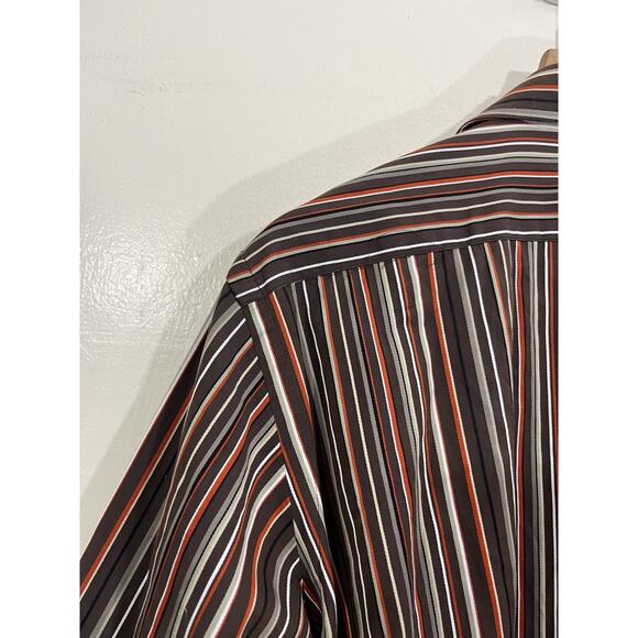 Etro Milano Stripe Button Down Dress Shirt 40 Quiet Luxury Old Money Preppy Club - Picture 8 of 14